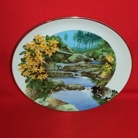 VTG Decorative Plate Royal Windsor Wild Honeysuckle Wildflowers of the South - Picture 5 of 11
